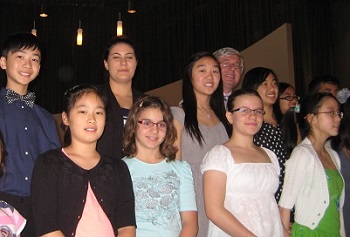 Piano students of Debut Piano Studio